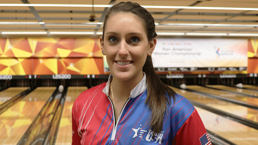 Danielle McEwan at 2022 PANAM Bowling Women's Championships